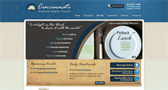 Desktop Screenshot of cincinnatipbc.org